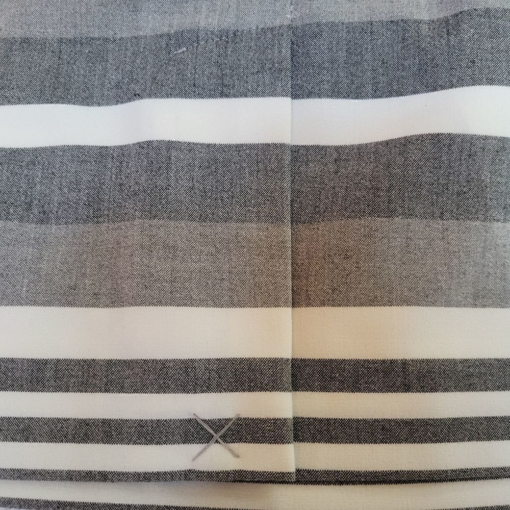 Calvin Klein Gray Off-White Striped Sleeveless Dress Size 2 NWT - Picture 12 of 15